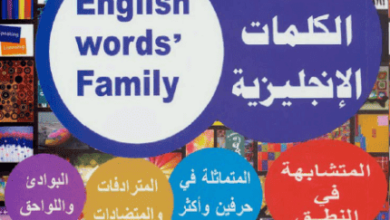 كتاب عائلة الكلمات الإنجليزية - فهد عوض الحارثي